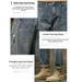 Loose Retro Blue Vintage Clothes Baggy Jeans Men Fit Harem Pants Wide Leg Fashion Pockets_mkmklike.com