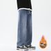 LKTM Wear # 2025 New Autumn/Winter American Gradient Color Jeans Men's Vibe Trendy Brand Casual Pants_mkmklike.com