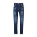 Men's Slim Fit Double Stitch Jeans – Classic Denim With Vintage Wash (Dark Blue/Light Blue/Black, S-XXXL)_mkmklike.com
