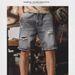 Men's Summer Lightweight Ripped Denim Shorts Trendy Casual Fashion Korean Style Slim Fit Five Point Pants Style_mkmklike.com
