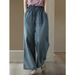 European American Style Vintage Jeans Women's Summer Wide Leg Casual Loose Spring And Autumn Straight Long Pants Women_mkmklike.com