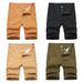 Men's Clothing Korean Style Men's Denim Shorts Fashionable Simple Casual Versatile Slim Fit Straight Leg Arriving Soon_mkmklike.com
