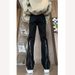 BOY Black Zipper Jeans For Men Loose American Style Vibe Narrow Straight Niche Design Flared Pants_mkmklike.com