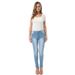 Cross-border Foreign Trade European And American Women's High-elasticity Jeans Pencil Pants_mkmklike.com