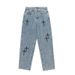 Men's Casual Patch Embroidered Loose Straight Leg Jeans - Trendy Streetwear Denim Pants For Autumn_mkmklike.com