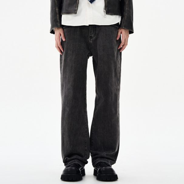 Nordmann Muqiu Clothing | American High Street Vintage Cleanfit Stretch Straight Jeans Men's Loose Cool Long Pants_mkmklike.com