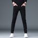 European Station Trendy Black Men's Jeans Autumn New Slim Fit Small Feet Heavy Industry Hot Diamond Fashion Pants Men_mkmklike.com