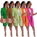 Women's Clothing suit jacket shorts suit OL office commuting solid color spring and autumn_mkmklike.com