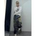 Men's Clothing Graffiti Destroyed 3D Digital Distressed Jeans American Street Niche Design Straight Loose Wide Leg Trousers_mkmklike.com