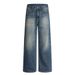 American Style Jeans Men Punk Street Trend Faded Loose Casual Handmade Frayed Washed Straight Long Pants_mkmklike.com