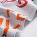 Men's Stretch Skinny Jeans With Unique White Graffiti Print, Comfortable Slim Fit Denim Pants For Casual Streetwear_mkmklike.com