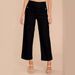 Women's Clothing Eight Point Wide Leg Pants Summer New Denim Flared Pants Wide Woven Nine Point Pants_mkmklike.com