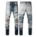 Men's Clothing American Jeans High Street Fashion Brand Jeans Men's Ripped Jeans Slim Fit Pants 1330_mkmklike.com