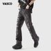 Men's Vintage Washed Denim Jeans – Distressed Straight-Leg Wide Fit With Embroidered Lettering_mkmklike.com