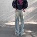 Nordmann European And American Style Retro Washed High Street Jeans For Men With Unique Design Slim Fit Flared Cleanfit Pants_mkmklike.com