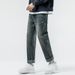 High Elasticity Jeans Men's Small Feet Loose Retro Washed Trendy Brand Harlan Pants Large Size Middle Waist Youth Control Price 108 Eight Barrels_mkmklike.com