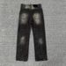 Men's Streetwear Splatter Paint Jeans – Loose Straight-Leg Denim Pants | High Waist | S-3xl | Fashion Trends_mkmklike.com