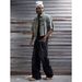 Men's Trendy Summer Retro Washed Distressed Embroidered Denim Shirt Loose Top Short Sleeved American Style_mkmklike.com