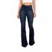 ELLE European And American Foreign Trade Cross-Border Source Stretch Slim Fit Wide-Leg Jeans For Women_mkmklike.com