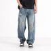 Summer New American Retro Vintage Heavy Washed Ripped Jeans Men's Loose Wide-leg Scimitar Pants_mkmklike.com
