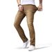 Spring Autumn High End Men's Pure White Jeans Slim Fit Korean Style Multi Color Trendy Handsome Versatile Denim_mkmklike.com
