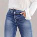 Women's High Waist Stretch Ripped Denim Jeans - Slim Straight Leg Retro Washed Blue Jeans (S/M/L/XL/XXL)_mkmklike.com