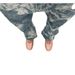 Vintage Washed Denim Jeans With Tribal Print - High Waist Straight Leg Hip Hop Streetwear Pants For Men & Women_mkmklike.com