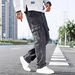 European And American Workwear Autumn Winter Jeans For Men Loose Fit Multi-Pocket Casual Long Pants Trendy Fashion_mkmklike.com