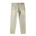 Men's Slim Fit Straight Leg Jeans Cross Border Export Ripped Yellow Mud Washed Distressed Casual Trousers European American Trendy_mkmklike.com
