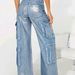 Women's Clothing Style Women's Fashion Stretch Denim Overalls With Multi Pockets Silver Processed Hot Item_mkmklike.com