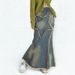 Women's Clothing New Distressed Retro Washed Denim Skirt For Women_mkmklike.com