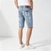 Men's Clothing Men's Stretch Denim Shorts – Trendy Splatter Print & Comfort Fit (Sizes S-2XL)_mkmklike.com