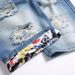 Men's Clothing Distressed And Ripped Men's Blue Distressed Denim Shorts – Vintage Washed 5-Inch Inseam (Straight Fit, Trendy Casual)_mkmklike.com