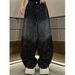 Ombre Rhinestone Jeans – High-Waisted Wide Leg Pants With Gradient Wash (S-2XL, Non-Stretch Cotton)_mkmklike.com