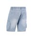 Men's Style Versatile Thin Loose Distressed Denim Shorts Summer Casual Straight Leg Mid Length Five Point Pants_mkmklike.com