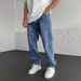 European And American High-quality New Men's Slim-fit Jeans, Ripped Jeans_mkmklike.com