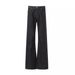 Men's Thorn-Embroidered Black Raw Denim Jeans – Vintage Ivy League Clean Fit With Subtle Flare & Slimming Straight Leg (S-XXXL)_mkmklike.com