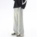 Shanggu Men's Clothing, Elastic Lace-Up Straight Jeans Men's Hong Kong Style Versatile Washed Long Tube Casual Boys Wide Leg Pants_mkmklike.com