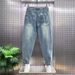 Men's Clothing Slim Fitting Pants Spring And Summer New Men's Clothing Ripped Casual Beggar Pants Men_mkmklike.com