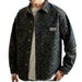 Denim Jacket Men's Plus Size Trendy Brand Spring And Autumn New Washed Jacquard Lapel Casual Shirt_mkmklike.com