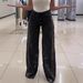 Women's High-Waisted Wide-Leg Jean Selling Stylish Versatile Openwork Lace Patchwork_mkmklike.com