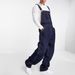 Pure Plus Size European And American Style Overalls Loose Men's Denim Pants Ripped Jeans Trendy Suspender_mkmklike.com