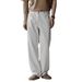 Nordmann White Jeans Men Spring Autumn Loose Straight Versatile Casual European American High Street Trendy Cool Wide-Leg Long_mkmklike.com