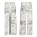 Men's Clothing High Street Style Distressed Denim Jeans Wide Leg Floor Length Slightly Flared Slimming Clean Fit Trendy Niche Design For Men And Women_mkmklike.com