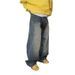 New Men's High Street Micro La Chao Brand Jeans_mkmklike.com