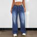 Women's Clothing New Spring And Autumn Slim Casual Elastic Pants Straight Trousers_mkmklike.com