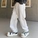 Men's Relaxed Fit Straight-Leg Jeans – Vintage Wash Fleece-Lined & Regular (Black/Navy/White/Coral, S-5xl)_mkmklike.com