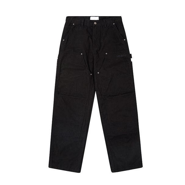 Men's Clothing Vintage Workwear Jeans - Loose Fit Cargo Pants With Rivets & Multi-Pockets- Unisex Streetwear For Casual & Urban Style_mkmklike.com