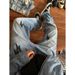 American Retro Jeans Men's Spring And Autumn Trendy Brand High Street Style Pants European And American Ruffian Handsome Lightning Straight Trousers_mkmklike.com