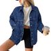 Women's Loose Fit Versatile Denim Jacket New European And American Style Foreign Trade Fashion 2026_mkmklike.com